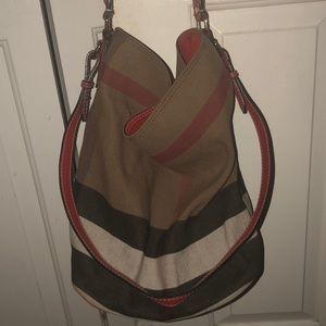 Burberry canvas bag